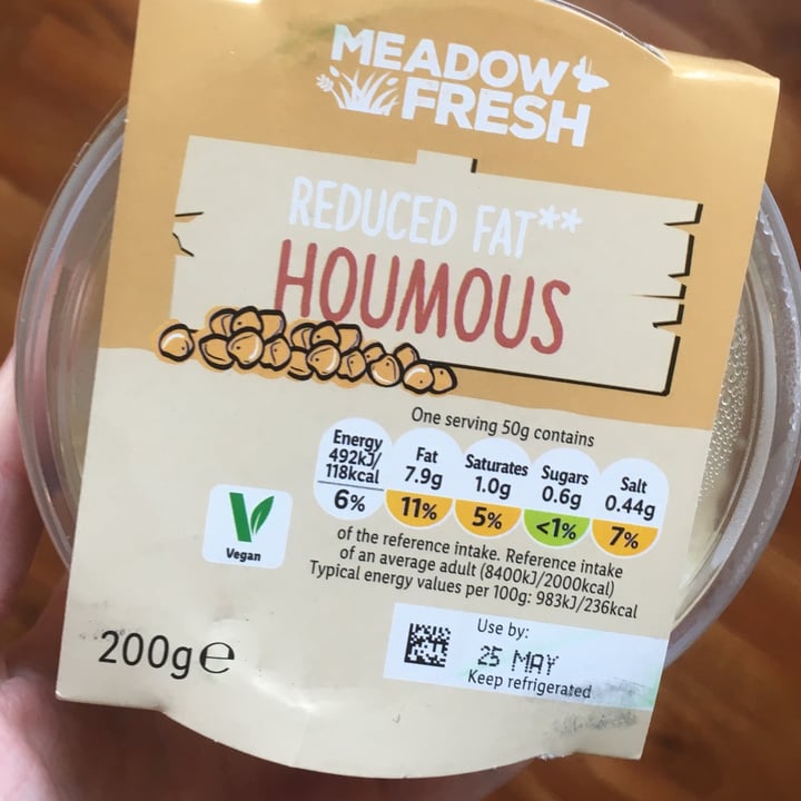 review photo of Meadow Fresh Reduced Fat Houmous shared by @emmajwheeler on 11 Jun 2021 - review
