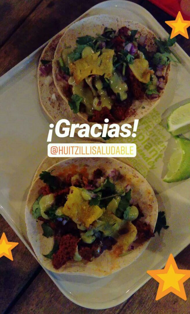 photo of Huitzilli Saludable Tacos De pastor vegano shared by @francocinavegano on  09 Dec 2019 - review