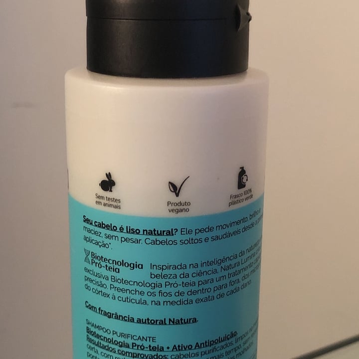 review photo of Natura Lumina shampoo liso natural shared by @rchls on 28 Jul 2022 - review