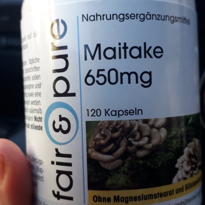 photo of Fair&pure Maitake Capsule shared by @beathevegan on  23 Jan 2022 - review