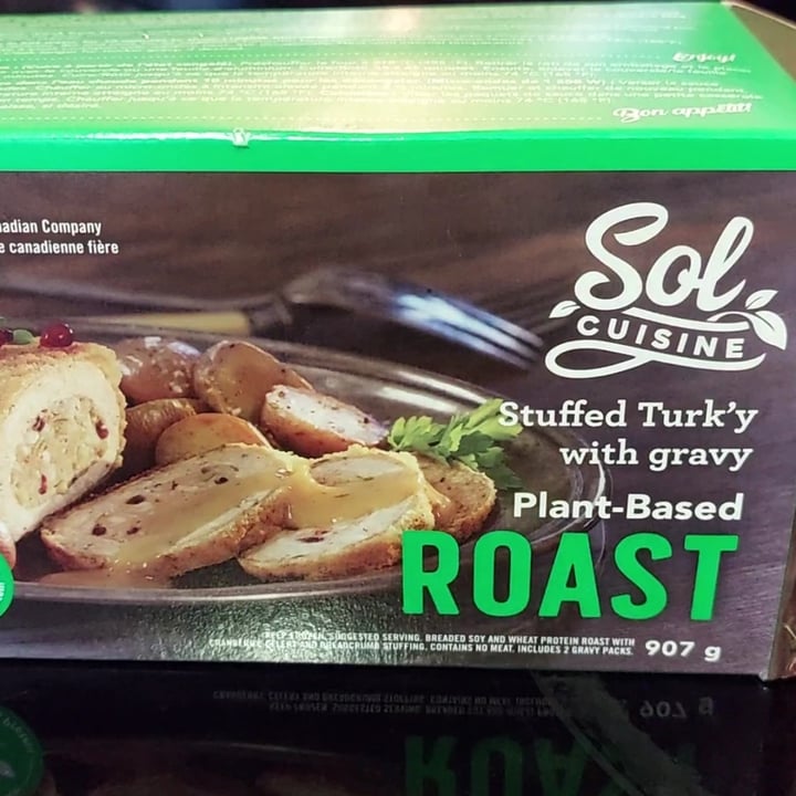 photo of Sol Cuisine Stuffed Turk’y with gravy, plant based roast shared by @hbchic on  26 Dec 2021 - review