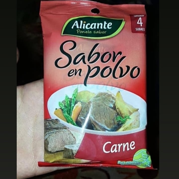 photo of Alicante Sabor en Polvo Carne shared by @milagrosgarcia on  12 Apr 2021 - review