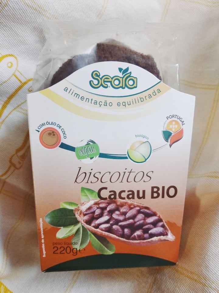photo of Seara Seara - Biscoitos Cacau shared by @myvegang on  04 Apr 2020 - review