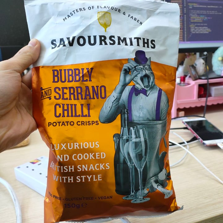 photo of Savoursmiths Bubble Serrano Chilli shared by @edenlim on  17 Mar 2020 - review