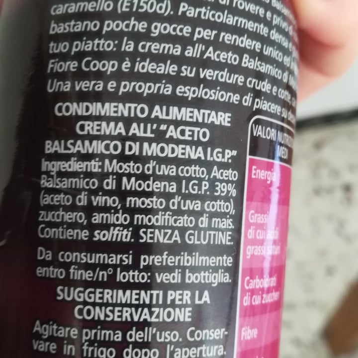 photo of Coop Crema All’ Aceto Balsamico Di Modena IGP shared by @sarabi on  16 Mar 2022 - review