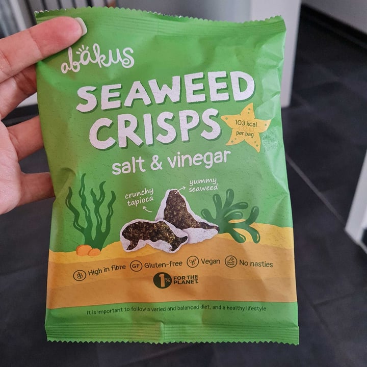 photo of abakus foods Seaweed Crisps Salt and Vinegar shared by @lenibrendel on  26 Jul 2021 - review