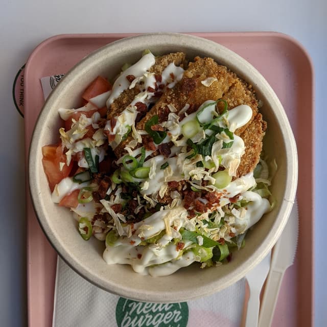 Photo of the dish “Chick’n burger Bowl”