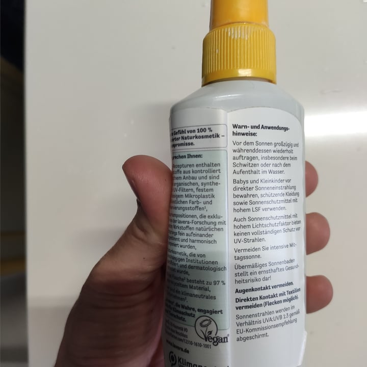 review photo of Lavera Naturkosmetik sensitiv sonnenlotion shared by @stefanino on 29 Apr 2022 - review
