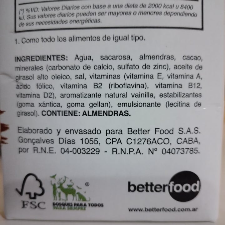 review photo of Vrink Chocolatada con leche de almendras shared by @drago57 on 30 Oct 2022 - review