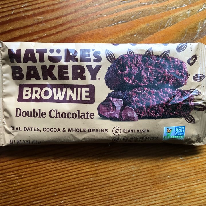 photo of Nature's Bakery Brownie Bar Double Chocolate shared by @catsarekids2 on  30 Aug 2022 - review