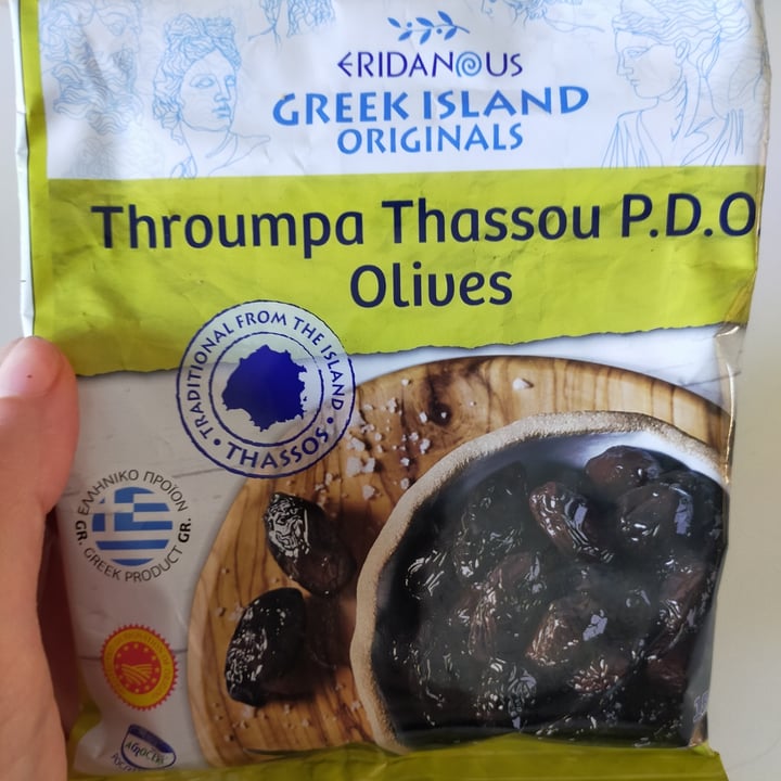 photo of Eridanous Throumpa Thassou P.D.O. Olives shared by @elisa789 on  26 Mar 2022 - review
