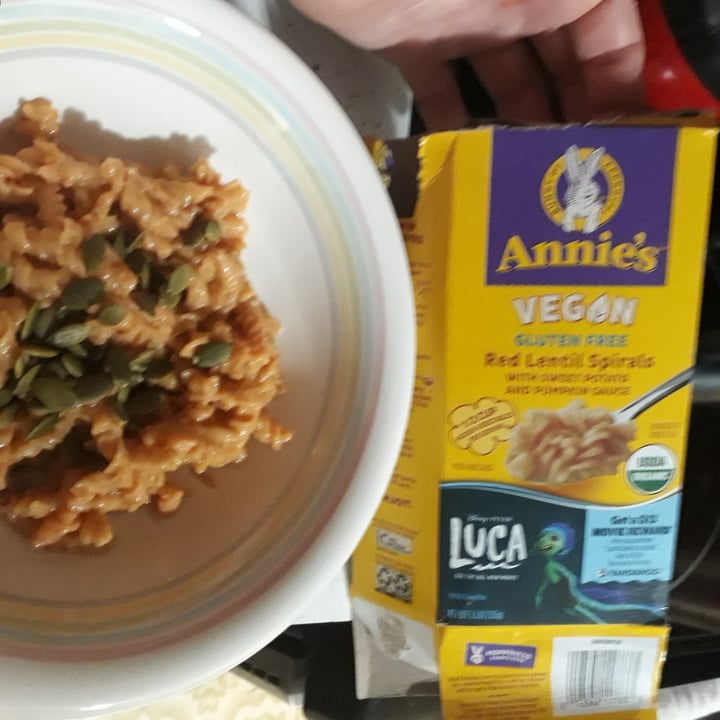 photo of Annie’s Red Lentil Spirals with Sweet Potato & Pumpkin Sauce shared by @m5giora on  15 Oct 2021 - review