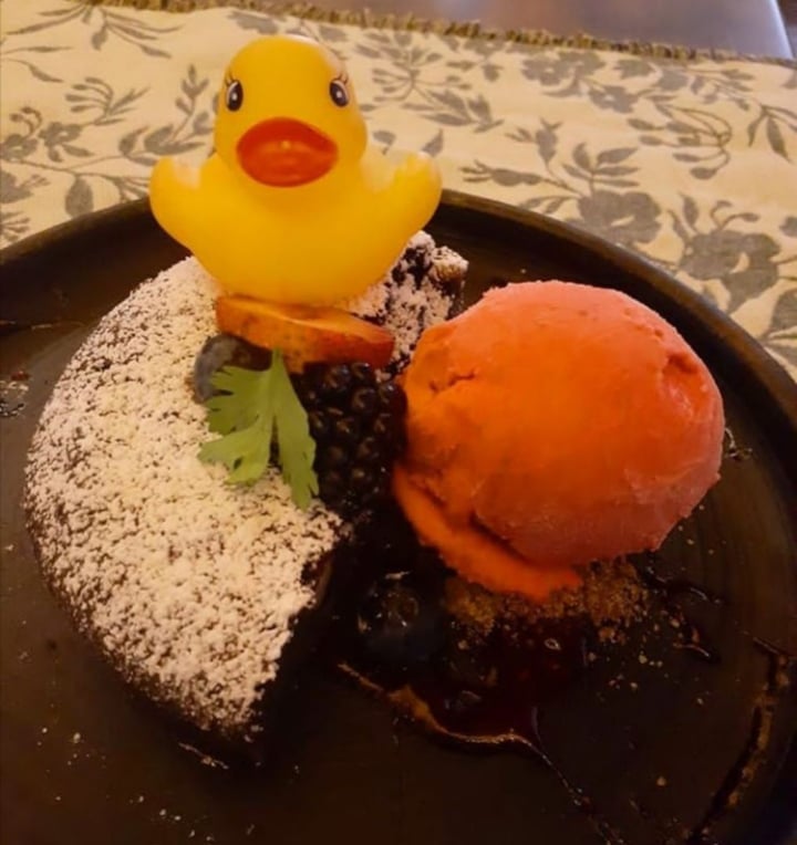 photo of Violeta Restaurant Brownie con Helado shared by @patitovegan on  27 Mar 2020 - review