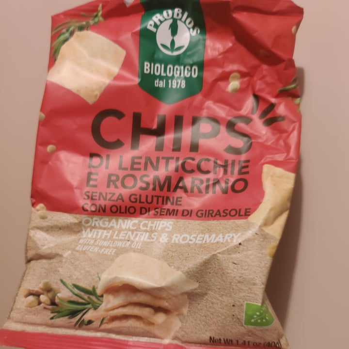 review photo of La Via Del Grano Chips lenticchie e rosmarino shared by @camylla on 01 Apr 2022 - review