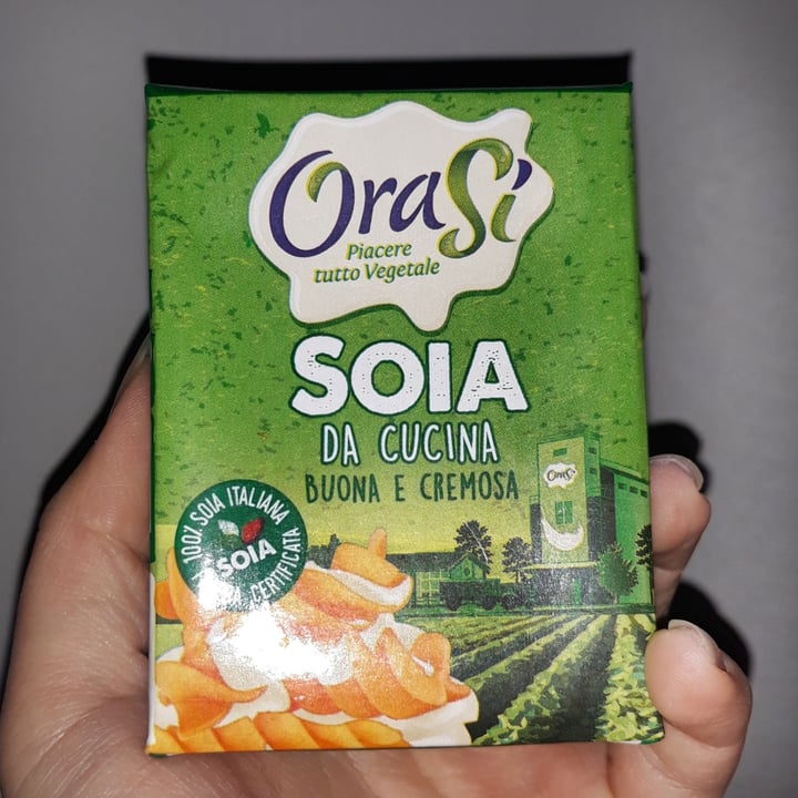 photo of OraSí Crema per cucina shared by @monikavegan on  07 Dec 2021 - review