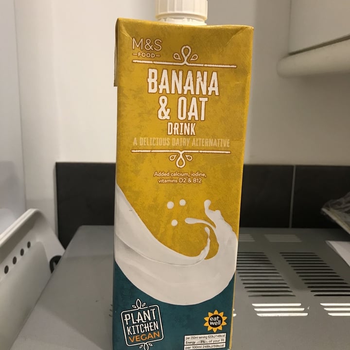 photo of Plant Kitchen (M&S) Banana & Oat Dairy Alternative shared by @dawnfabbricatti on  18 Oct 2019 - review