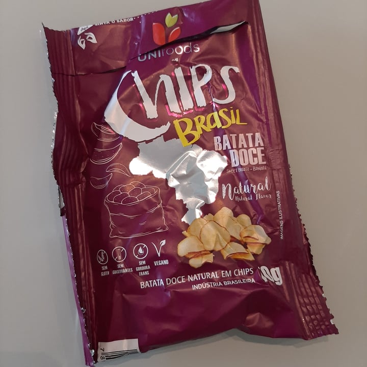 photo of UNIfoods Chips Brasil de Batata Doce shared by @marisabaldoni on  14 Nov 2022 - review