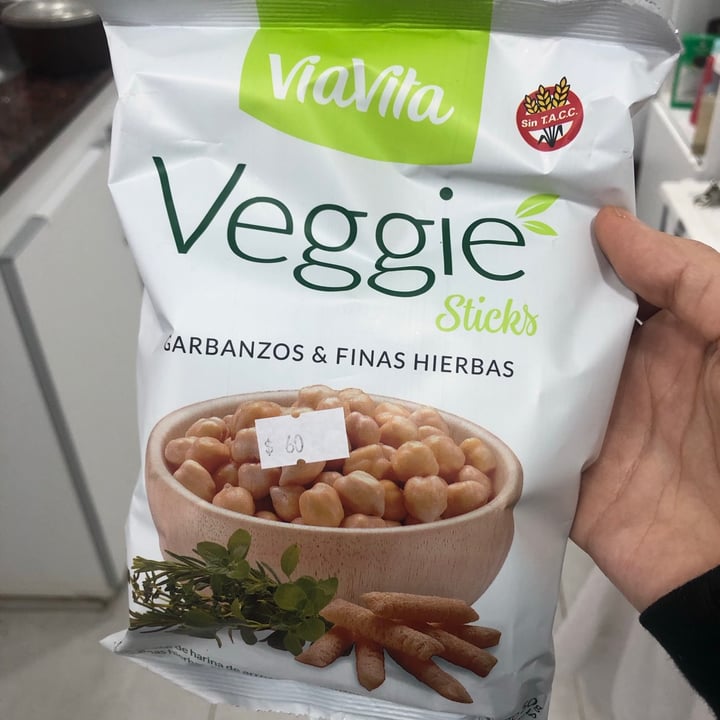 photo of ViaVita Veggie Sticks Garbanzos Y Finas Hierbas shared by @tamialegre on  19 Aug 2020 - review