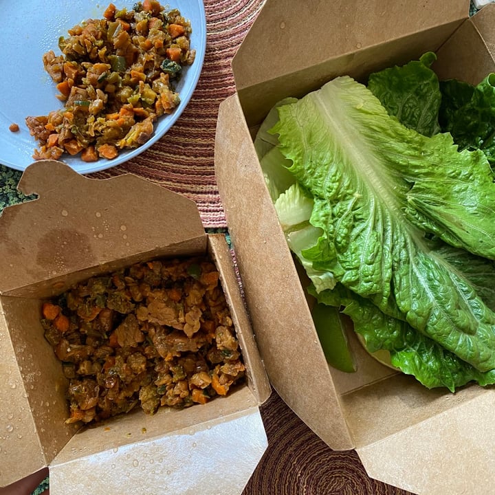 review photo of Vertical Diner Asian Lettuce Wraps shared by @veganrecipesandvibes on 15 Jan 2021 - review