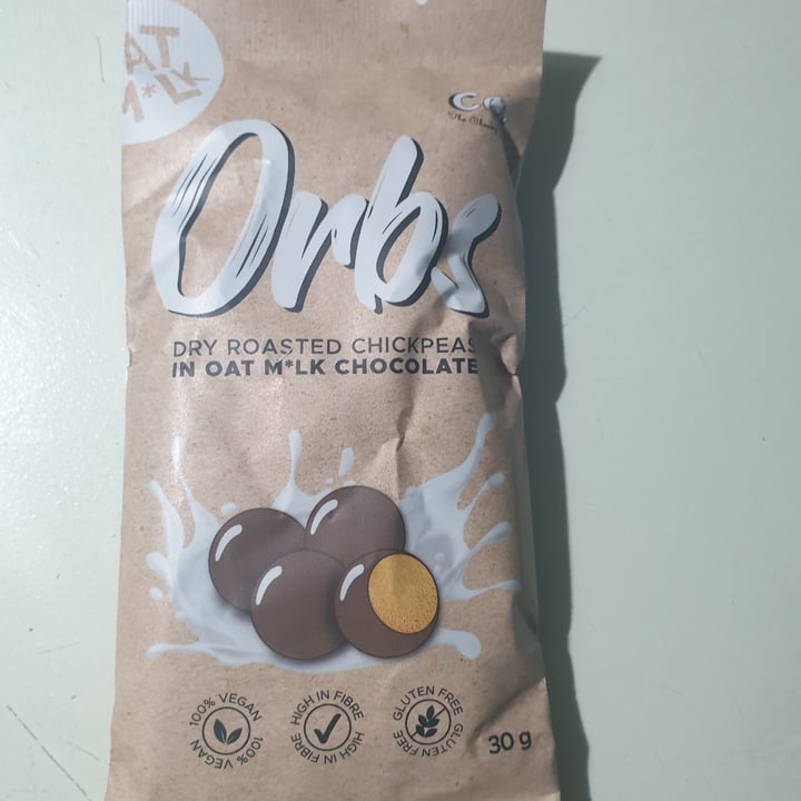 photo of Orbs Dry Roasted Chickpeas In Oat M*lk Chocolate shared by @tilana85 on  03 Oct 2021 - review