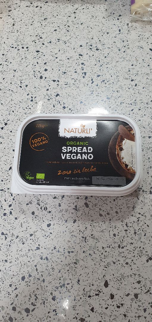 photo of Naturli' Organic Spread Vegano shared by @mariencd on  13 Mar 2020 - review