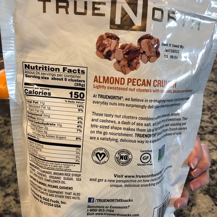 photo of True North Almond Pecan Crunch Clusters shared by @friendgirl on  23 Mar 2021 - review