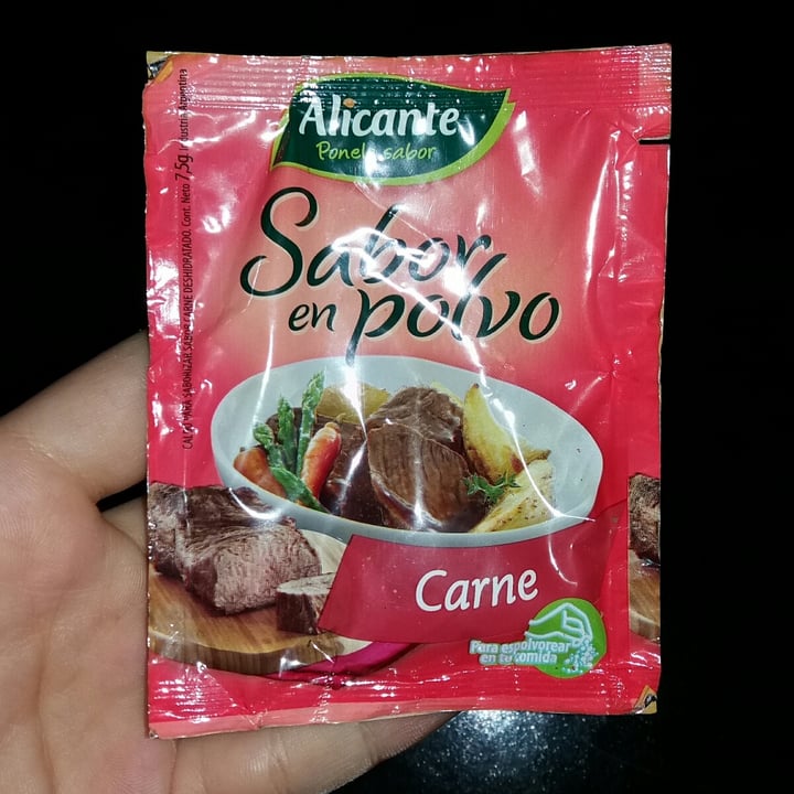 photo of Alicante Sabor en Polvo Carne shared by @agustinadiaz on  28 Feb 2022 - review