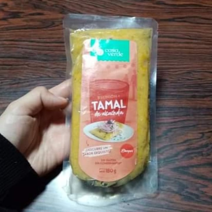 photo of Casa Verde Gourmet Tamal De Alcachofa shared by @veganaenlima on  19 Jul 2021 - review