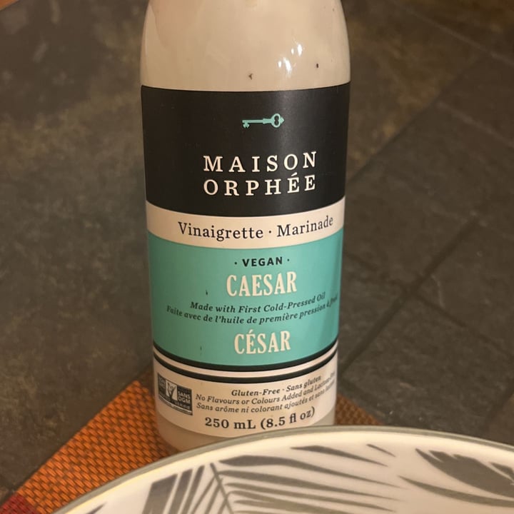 photo of Maison Orphée Vegan Ceasar salad dressing shared by @jenj on  06 Feb 2022 - review