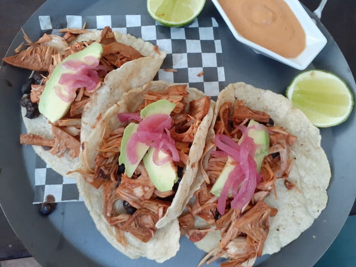 photo of The Pitted Date Vegan Restaurant, Bakery and Café Tacos De Yaca Pibil shared by @barbaracf on  26 Dec 2019 - review