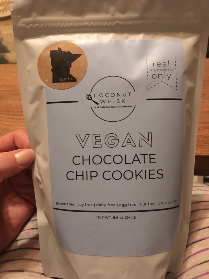 photo of Coconut Whisk Vegan Chocolate Chip Cookie Mix shared by @roostersrule on  06 Sep 2018 - review