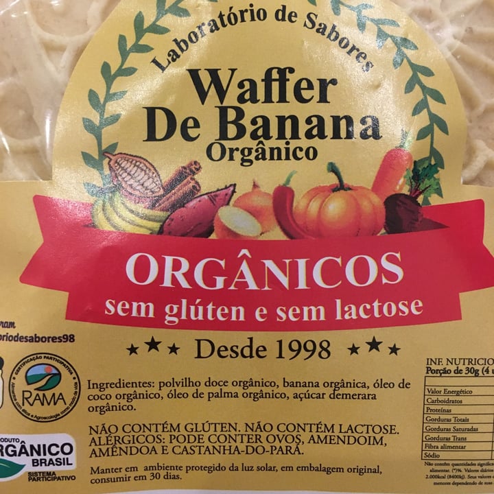 photo of Laboratório de Sabores Waffer De Banana shared by @simonebra on  24 May 2022 - review
