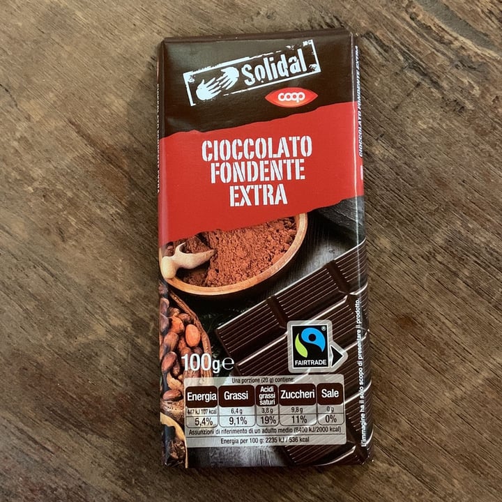 photo of Solidal coop Cioccolato Fondente Extra  shared by @lessy29 on  22 Mar 2022 - review