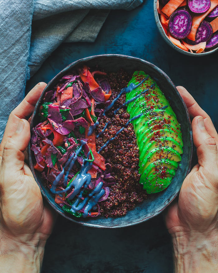 Quinoa sweet potato bowl