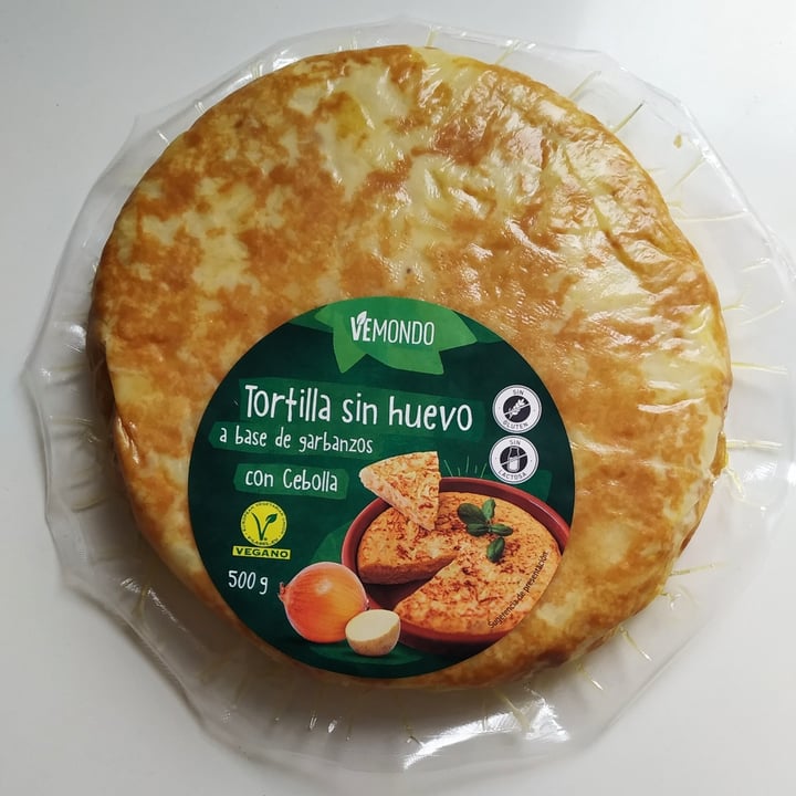 review photo of Vemondo Tortilla sin huevo a base de garbanzos y cebolla shared by @gulopu on 19 Aug 2021 - review