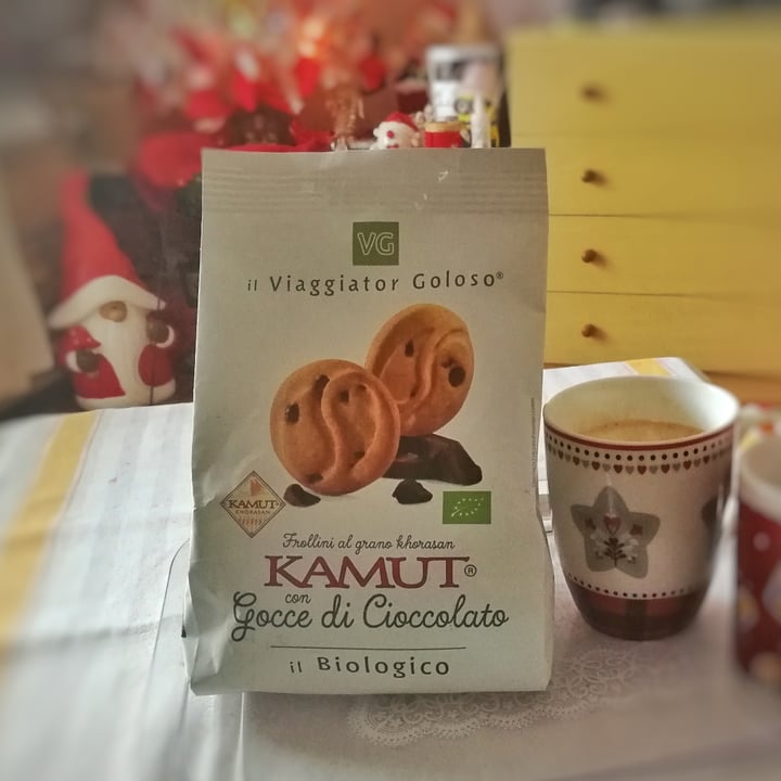 photo of Il Viaggiator Goloso Frollini di kamut con gocce di cioccolato shared by @camyveg on  25 Dec 2021 - review