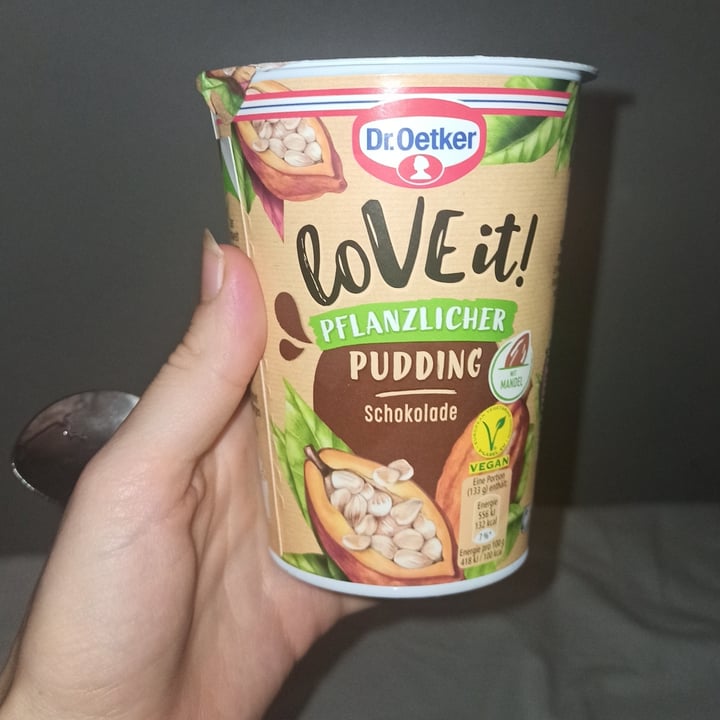photo of Dr. Oetker Love It! Pflanzlicher Chocolate Pudding shared by @annamiou on  11 Oct 2022 - review