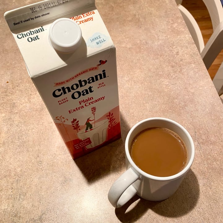 photo of Chobani Oat Milk - Plain Extra Creamy shared by @curvycarbivore on  11 Nov 2021 - review