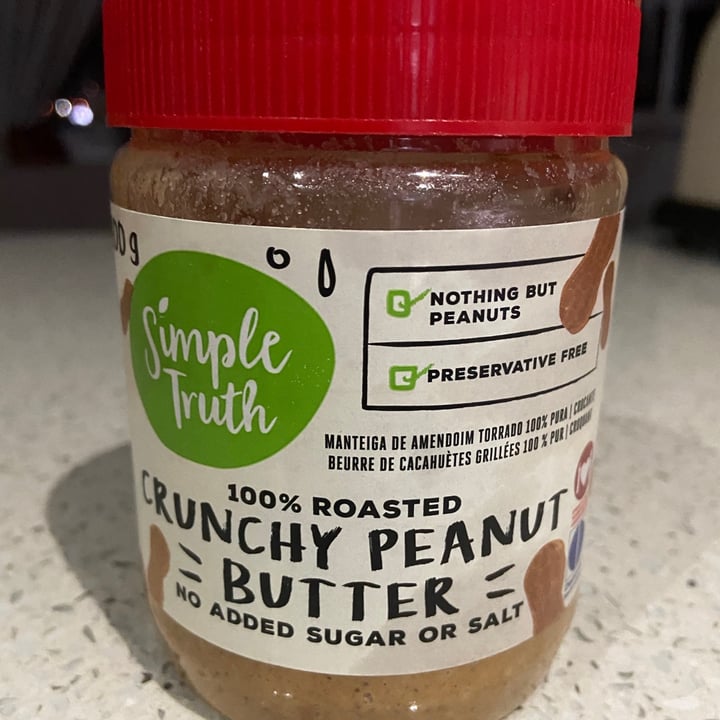 review photo of Simple Truth Crunchy peanut butter No Added Sugar or Salt shared by @lache on 30 Jun 2021 - review