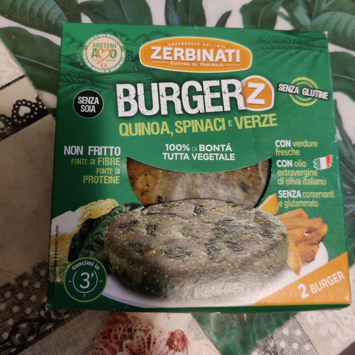 photo of Zerbinati Burger Quinoa, Spinaci, Verze shared by @yaksha94 on  22 Aug 2022 - review