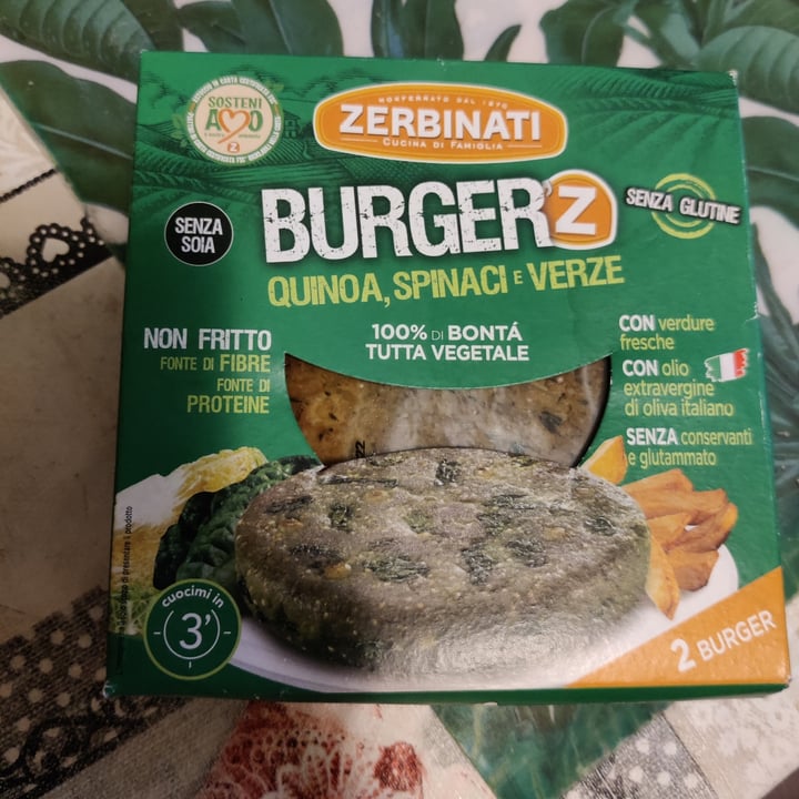 review photo of Zerbinati Burger Quinoa, Spinaci, Verze shared by @yaksha94 on 22 Aug 2022 - review