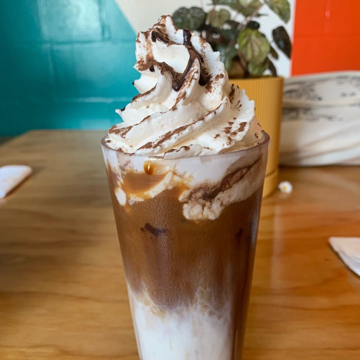 photo of Fern Cafe and Bakery iced oat mocha with coconut whip shared by @courtneygauthier on  23 May 2022 - review