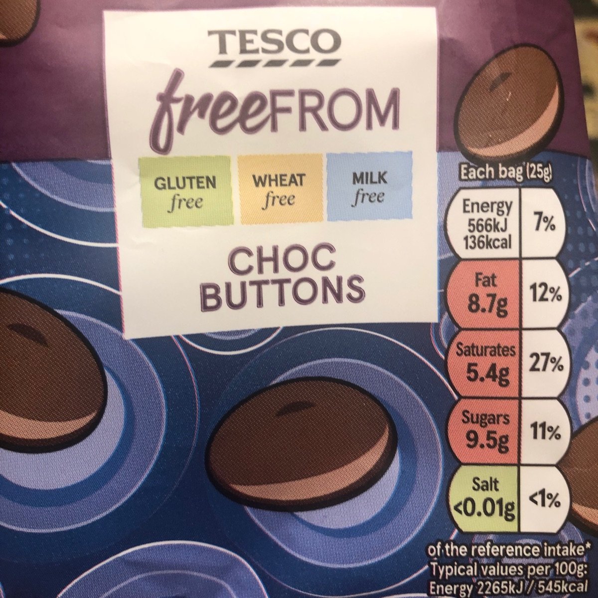Tesco Chocolate Buttons Reviews | abillion
