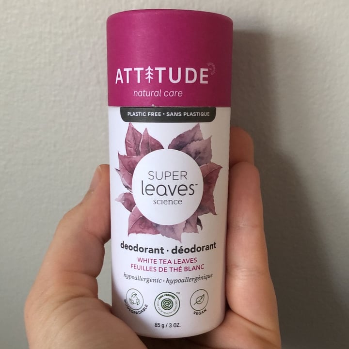 photo of ATTITUDE Attitude super leaves Déodorant feuilles de thé blanc shared by @colphax on  27 Feb 2022 - review