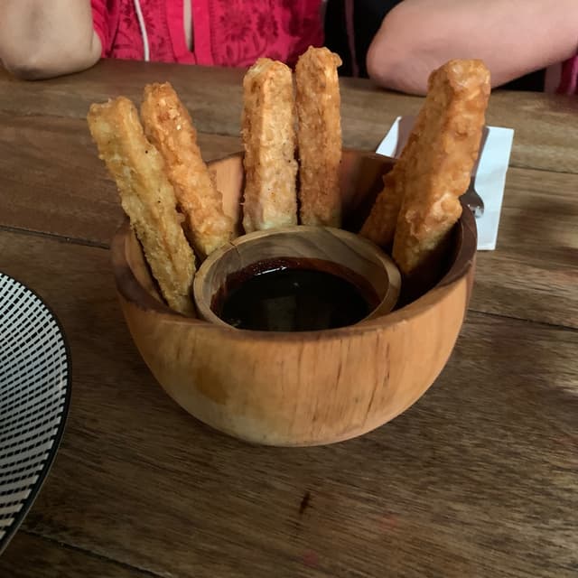 Photo of the dish “Spicy Tempeh Fingers”