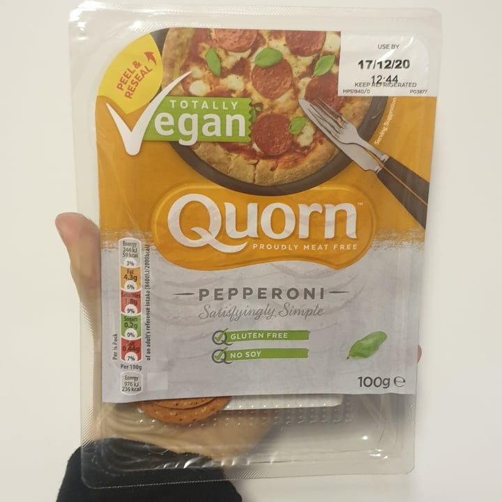 photo of Quorn Pepperoni shared by @typicalme on  18 Nov 2020 - review