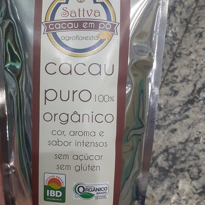 photo of Sattva Alimentos Orgânicos Cacau puro 100% orgânico shared by @veraslima on  01 Jun 2022 - review