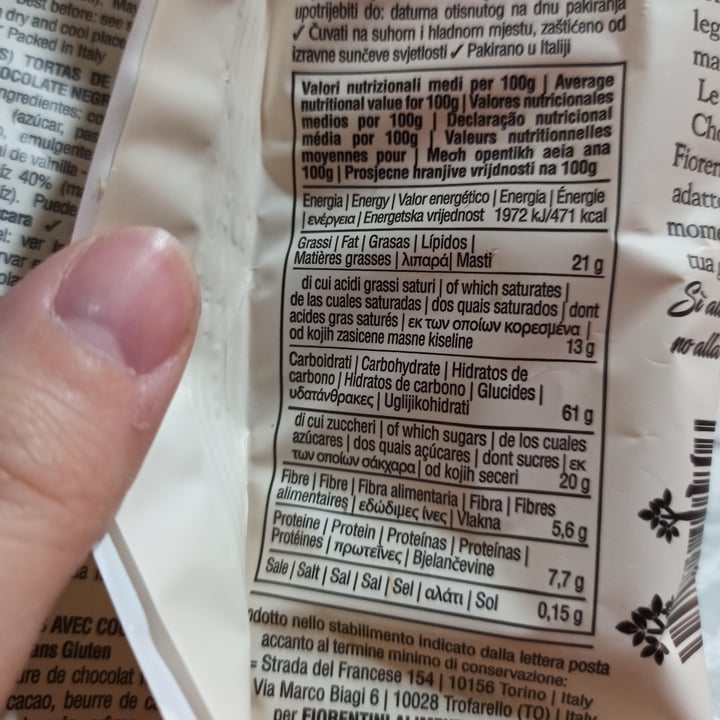 review photo of Fiorentini Choco mais gallette di mais con cioccolato fondente shared by @martazardo on 08 Nov 2022 - review