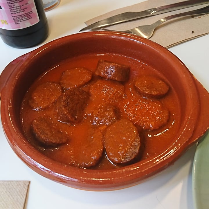 photo of La Oveja Negra taberna vegana. Chorizo A La Sidra shared by @lmf on  20 Apr 2021 - review