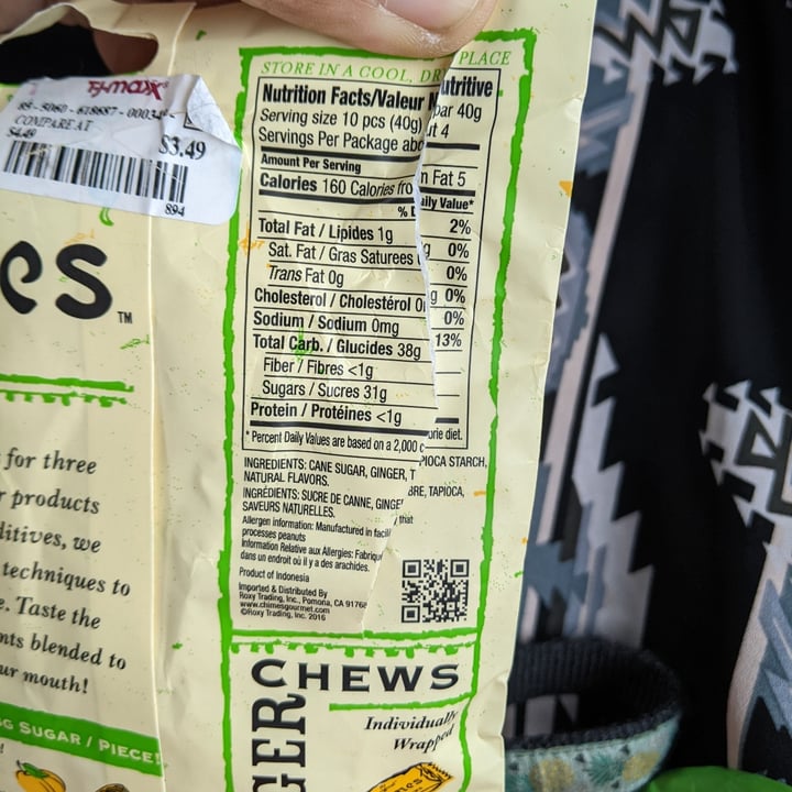 review photo of Chimes Mango Ginger Chews shared by @chefvi13 on 22 Oct 2022 - review